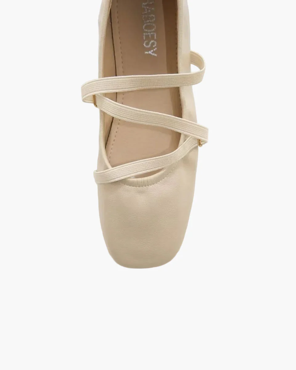 Cross Straps Foldable Ballet Flats - Image 15