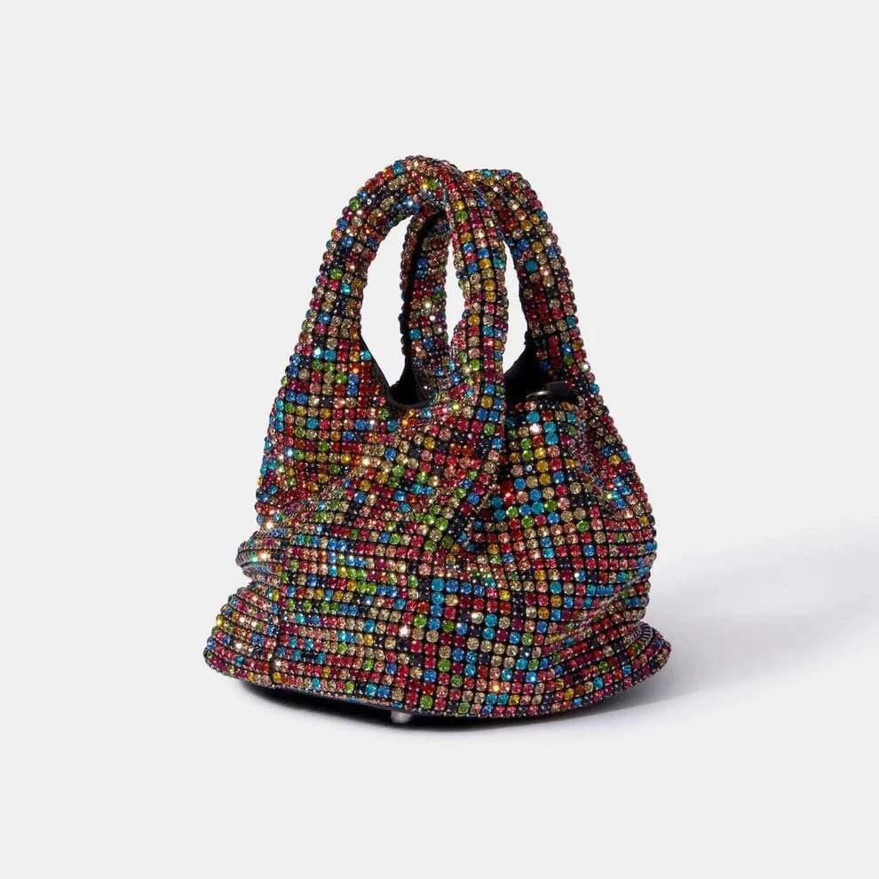 Crystal Bucket Bag Women's Mini Handbag - Image 4