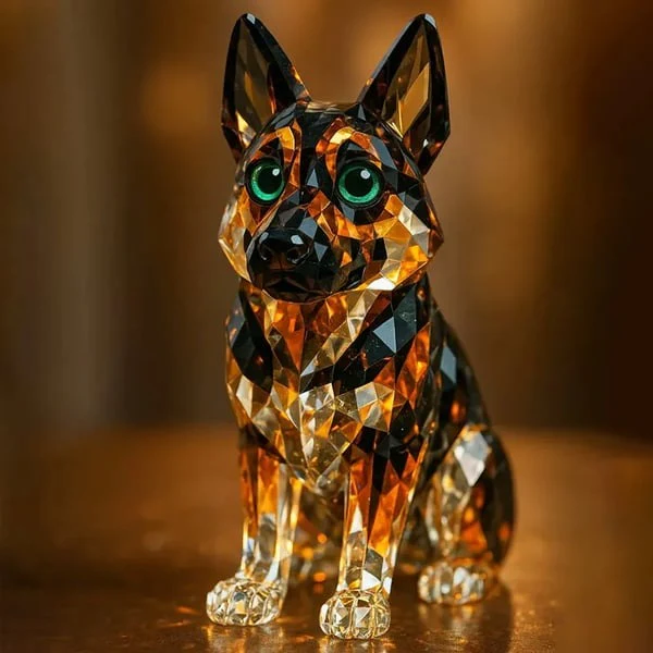 Crystal Dog Figurine – Elegant Companion in Sparkling Form - Image 5