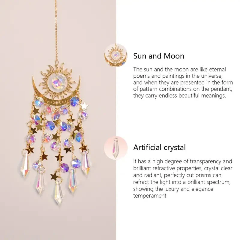 ✨Crystal Sun Catcher, lndoor Outdoor Decor for Window Bedroom Courtyard Garden☪️ - Image 2