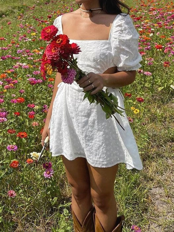 Cut out style mini dress - Image 2