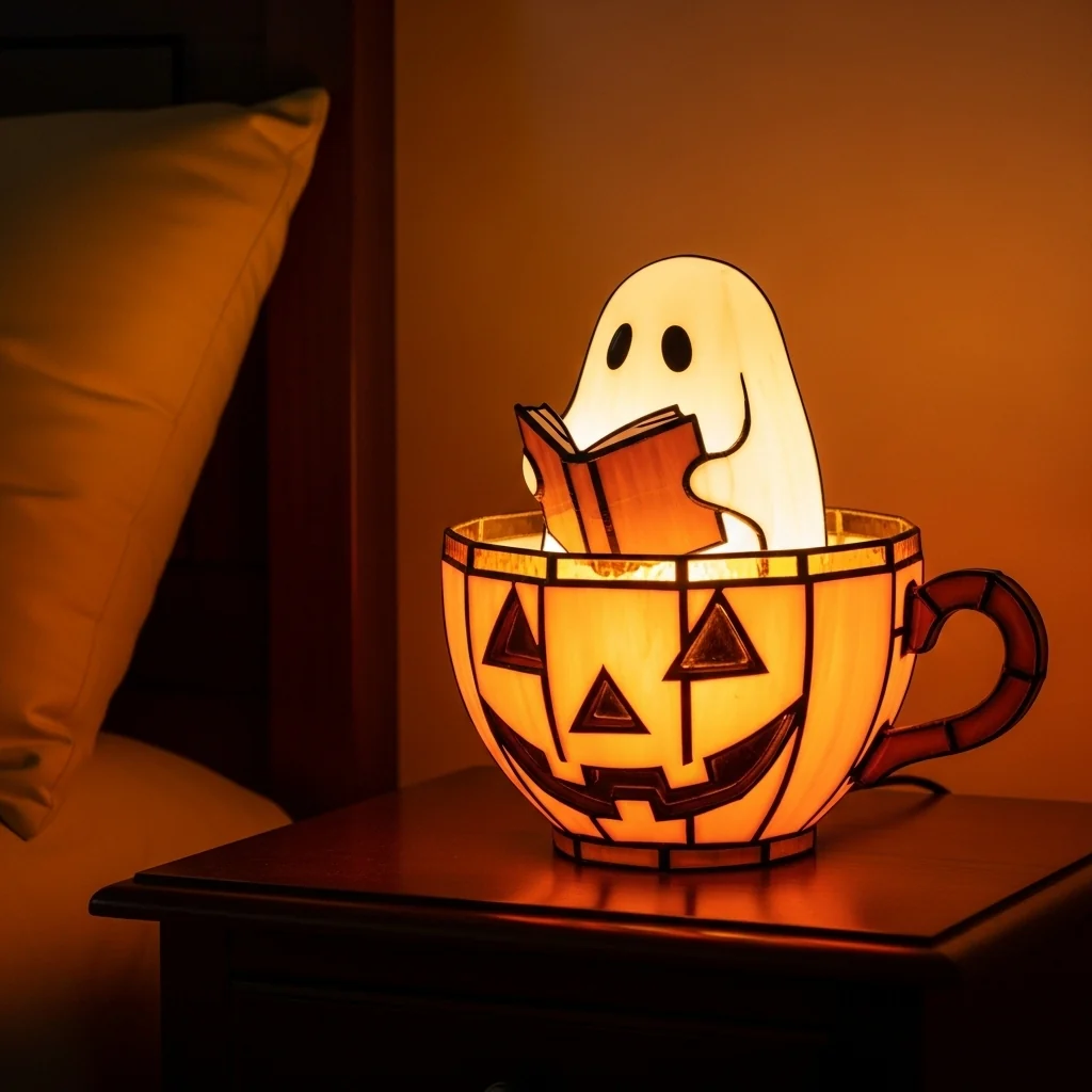👻Cute Ghost Reading Book Lamp - Image 3