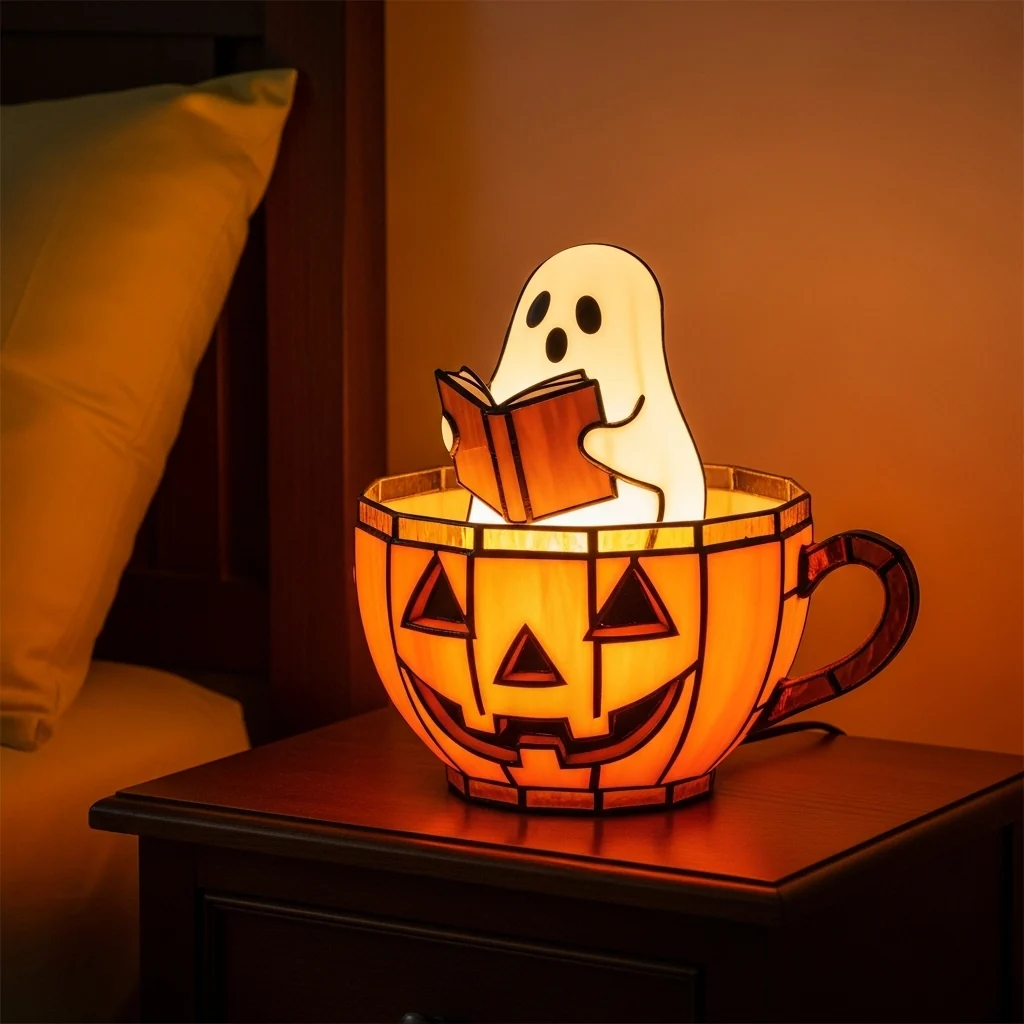 👻Cute Ghost Reading Book Lamp - Image 5