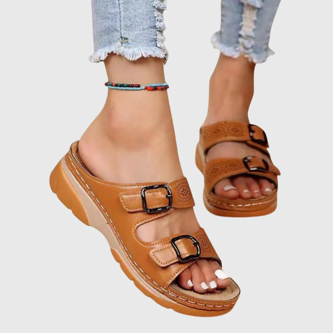 Diora™ | Orthopedic Leather Sandals - Image 3