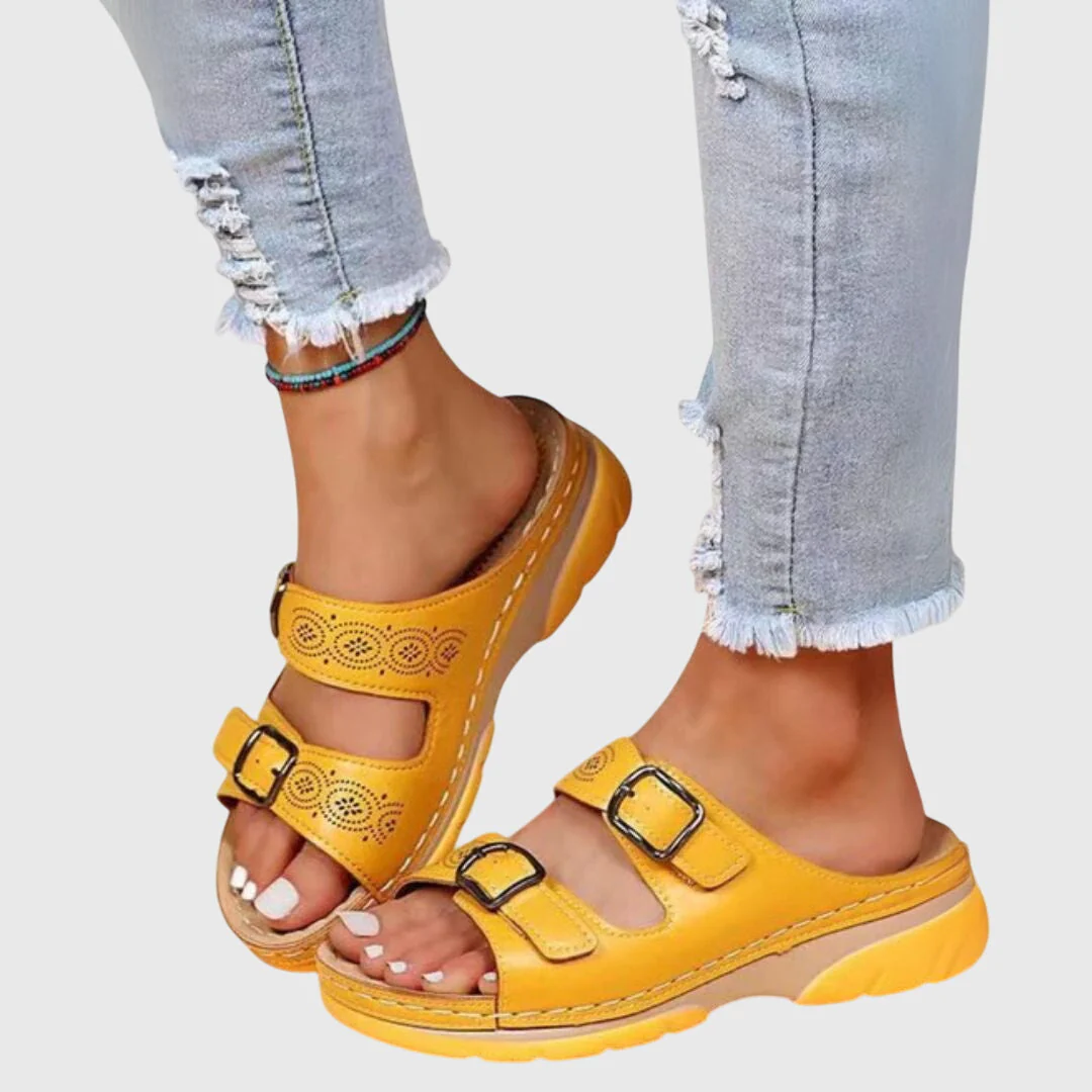 Diora™ | Orthopedic Leather Sandals - Image 4