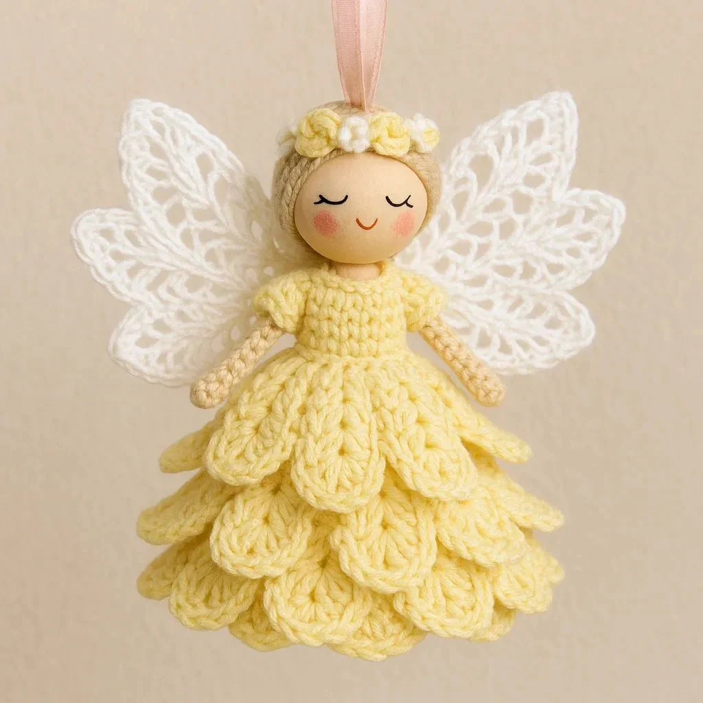👼DIY Crochet Angel Ornament Kit 🧶| Perfect for Christmas 🎄 & Holiday Decor - Image 4