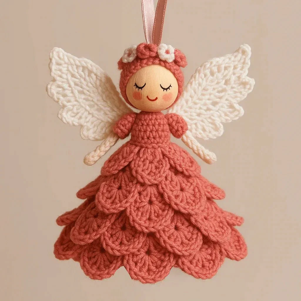 👼DIY Crochet Angel Ornament Kit 🧶| Perfect for Christmas 🎄 & Holiday Decor - Image 5