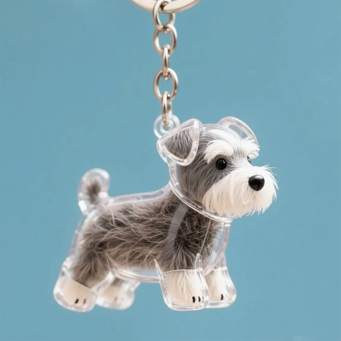 Dog Hair Collector Keychain Charm Memorial Storage Box - Image 10