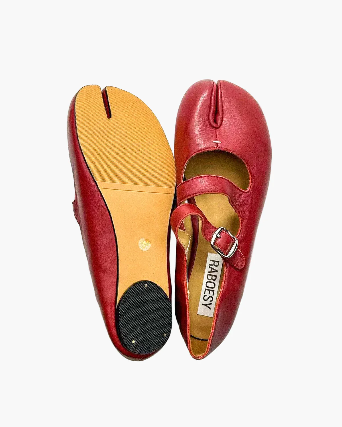 Double Straps Tabi Ballet Flats - Image 11