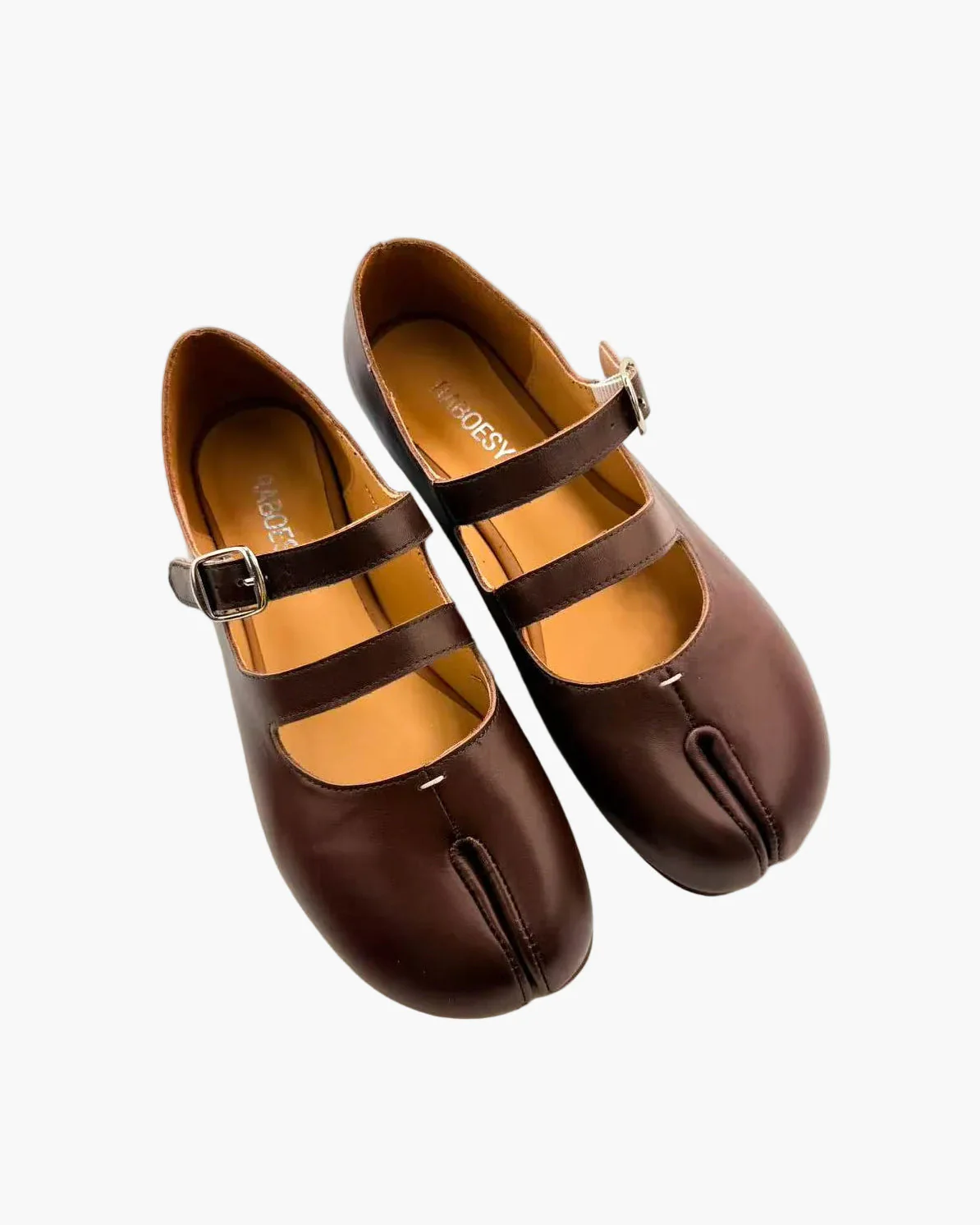 Double Straps Tabi Ballet Flats - Image 14