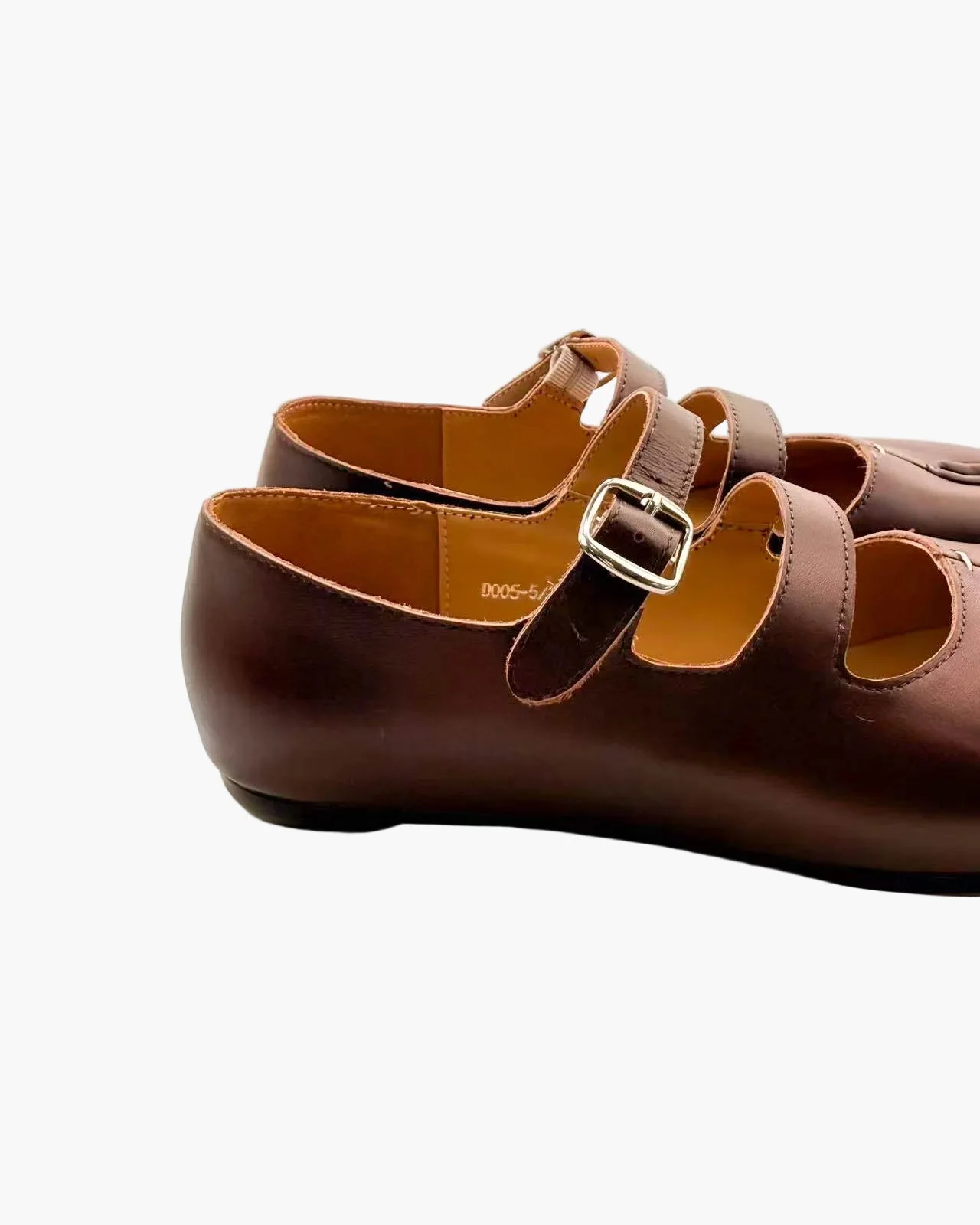 Double Straps Tabi Ballet Flats - Image 15