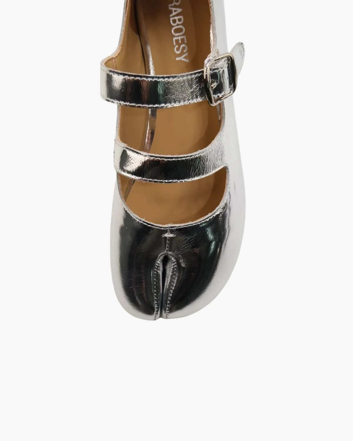 Double Straps Tabi Ballet Flats - Image 18