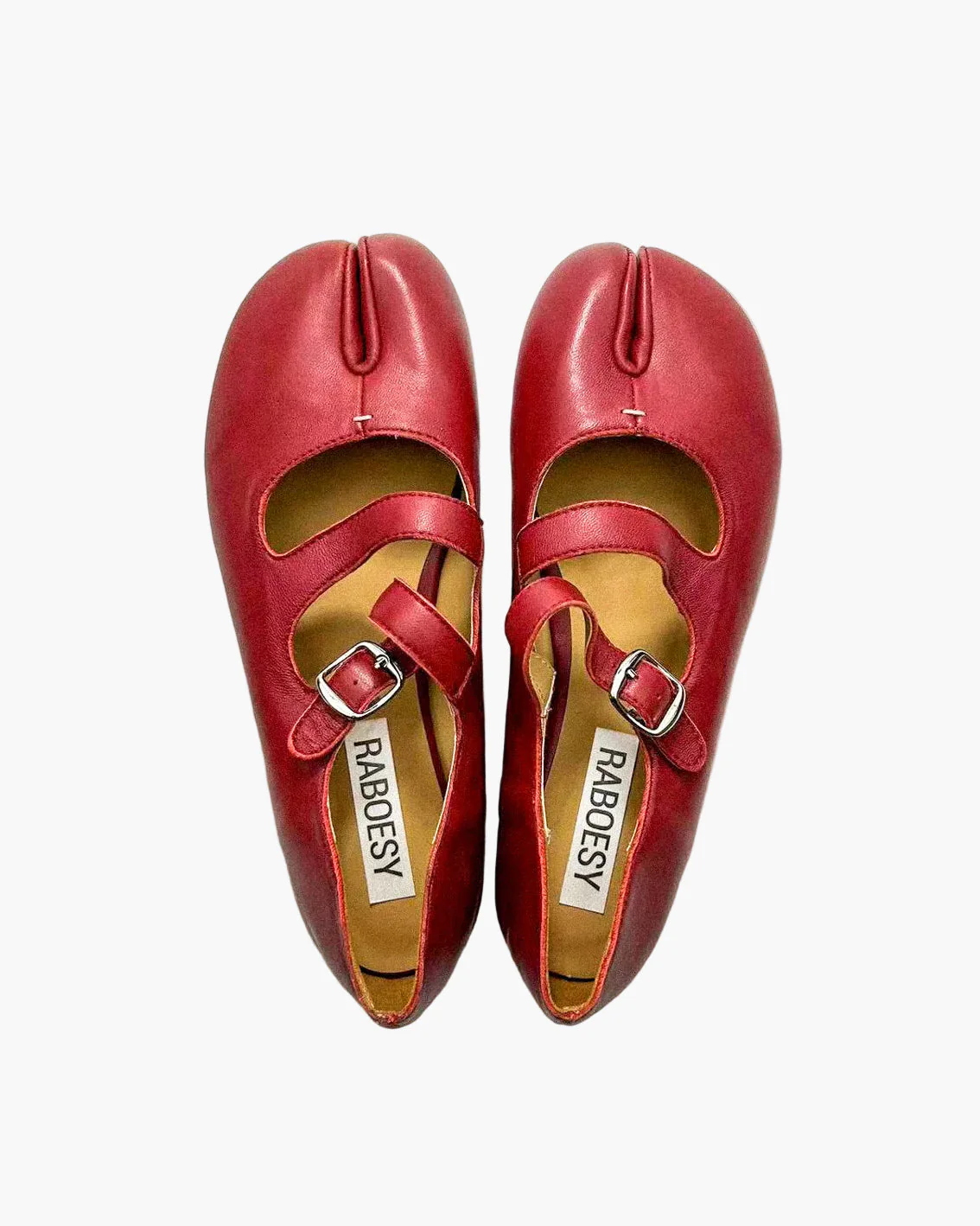 Double Straps Tabi Ballet Flats - Image 7