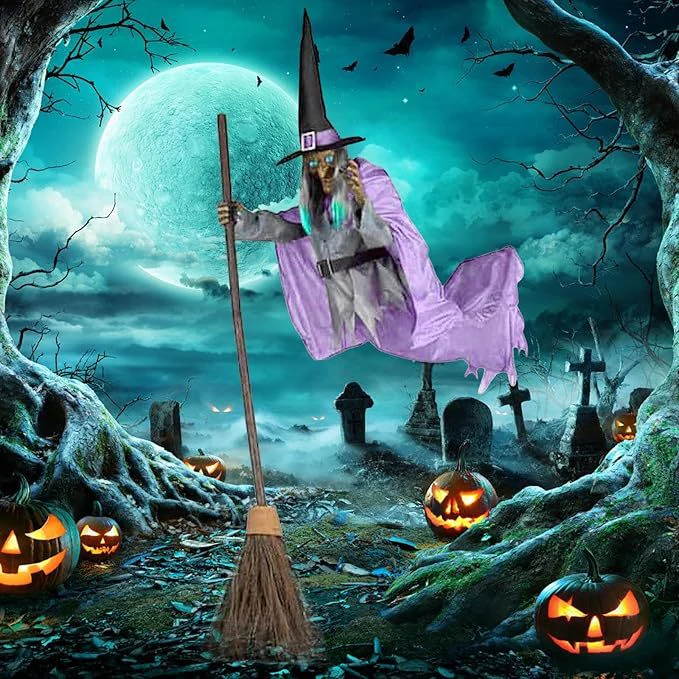 Halloween Flying Witch - Image 6