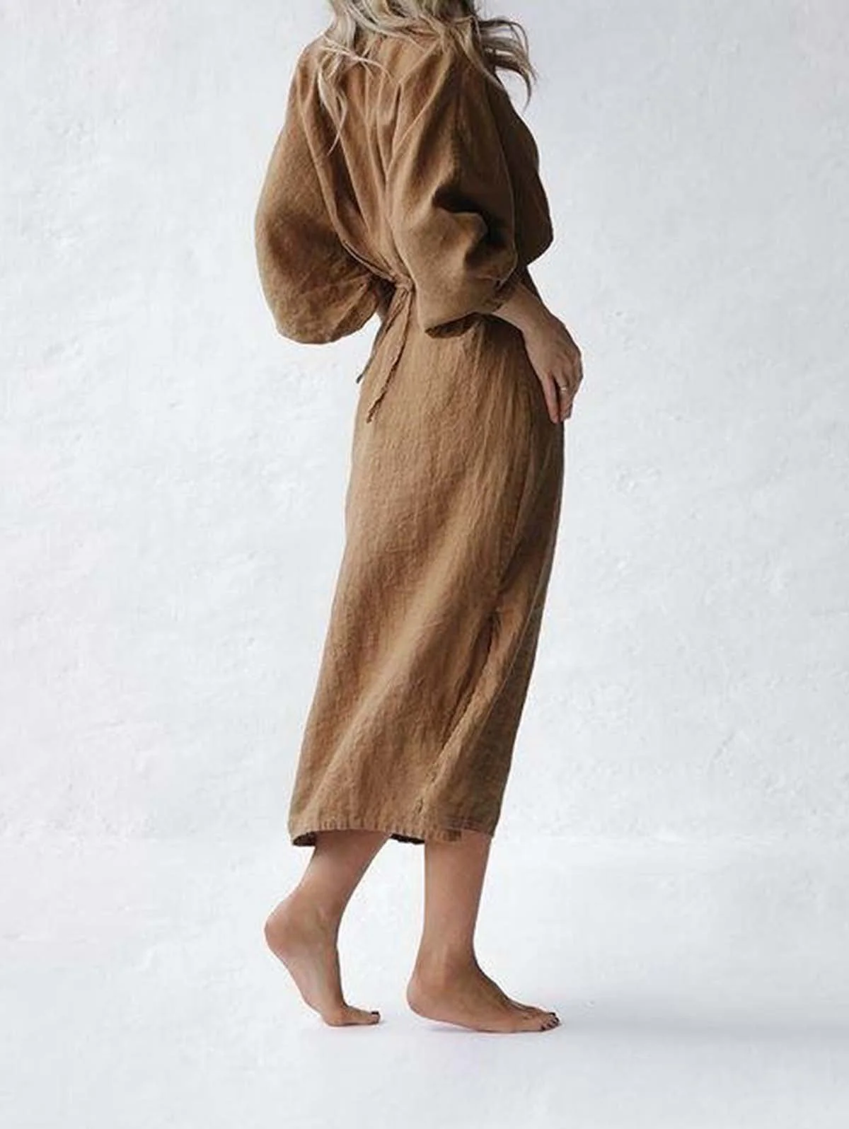 *Elegant Pleated Dress - Image 3
