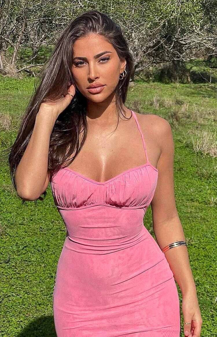 Elysium Pink Maxi Dress - Image 11