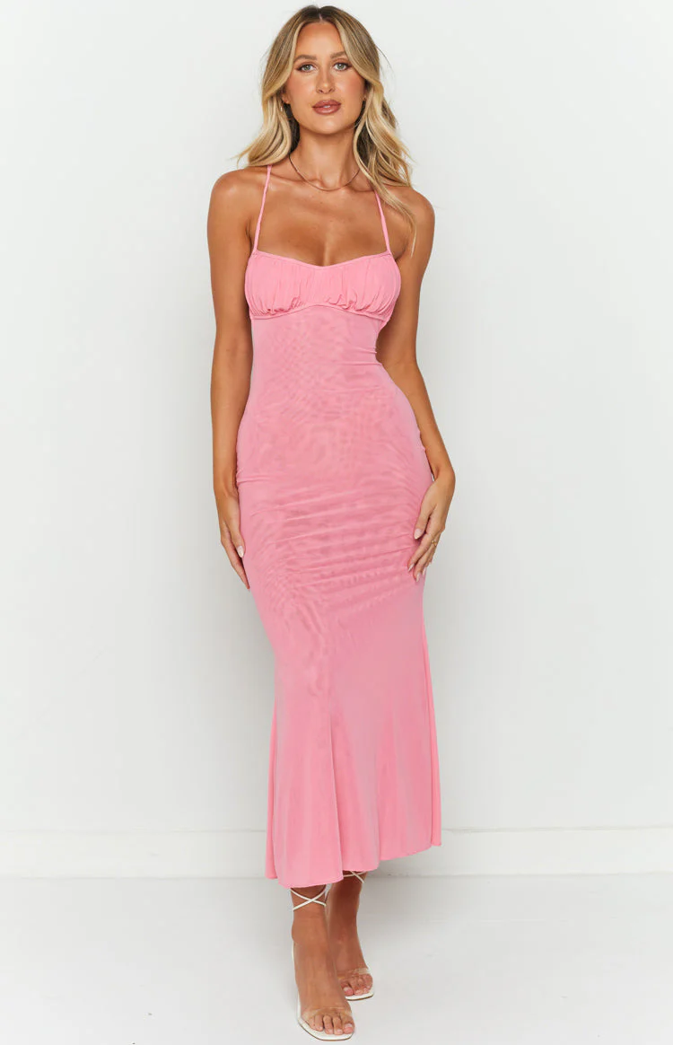 Elysium Pink Maxi Dress - Image 3