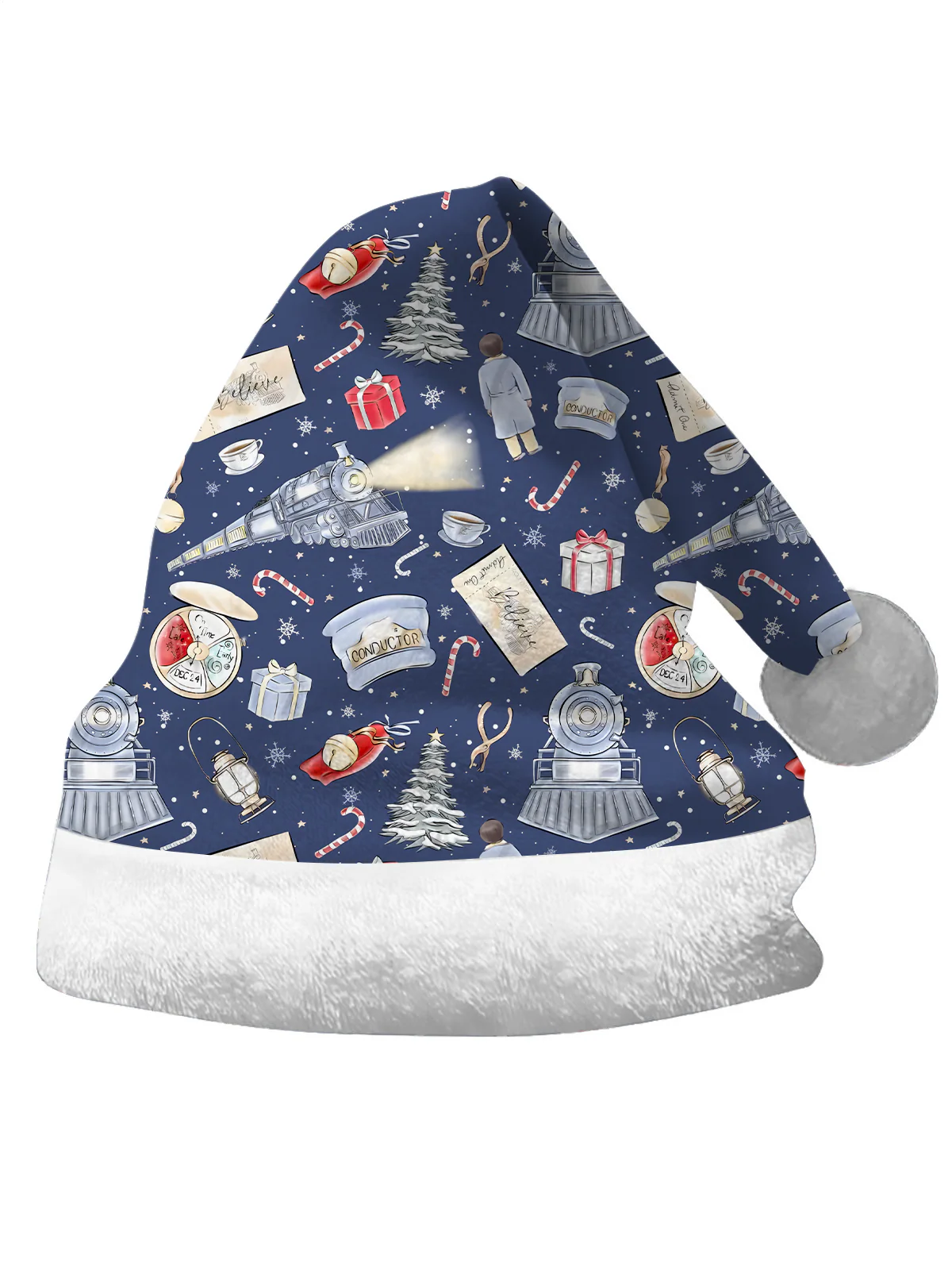 Express Christmas Train Santa Hat