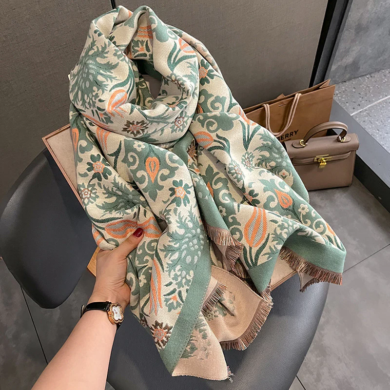 Fashion Thick Artificial Cashmere Shawl - Image 9