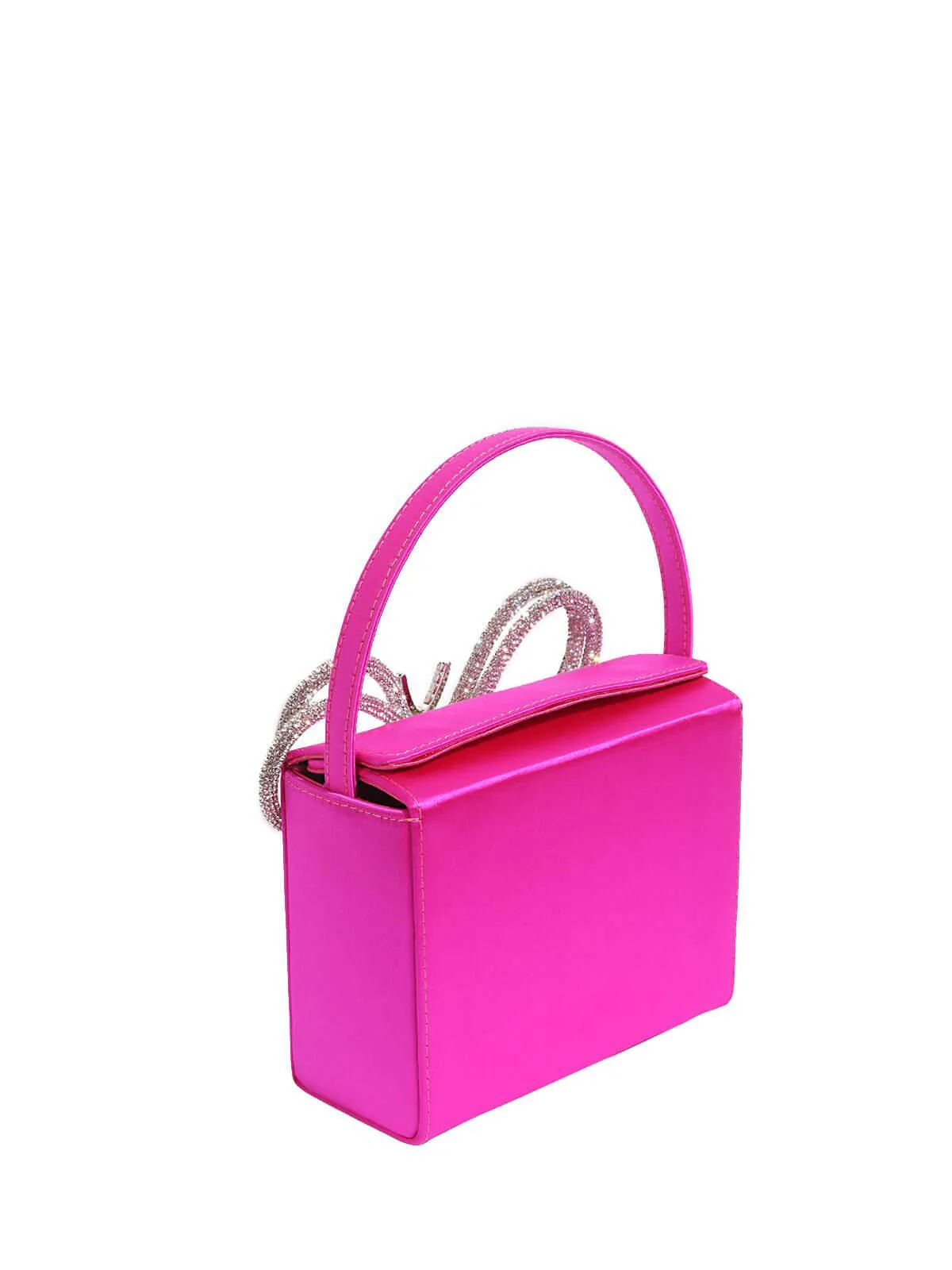 Fia Crystal Butterfly Clutch In Hot Pink - Image 8