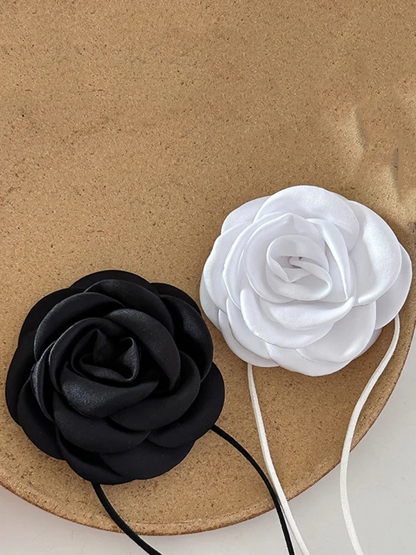 Flower Shape Lace-Up Dainty Necklace Necklaces Accessories - Image 13