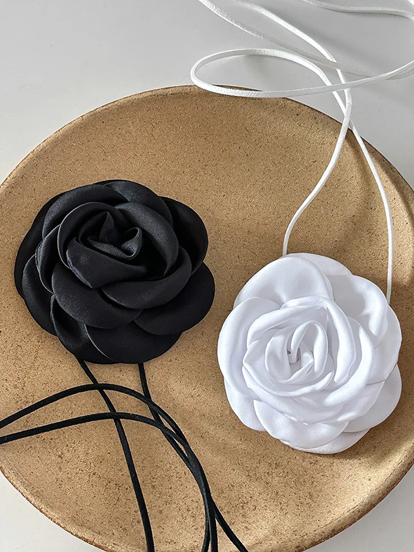 Flower Shape Lace-Up Dainty Necklace Necklaces Accessories - Image 14