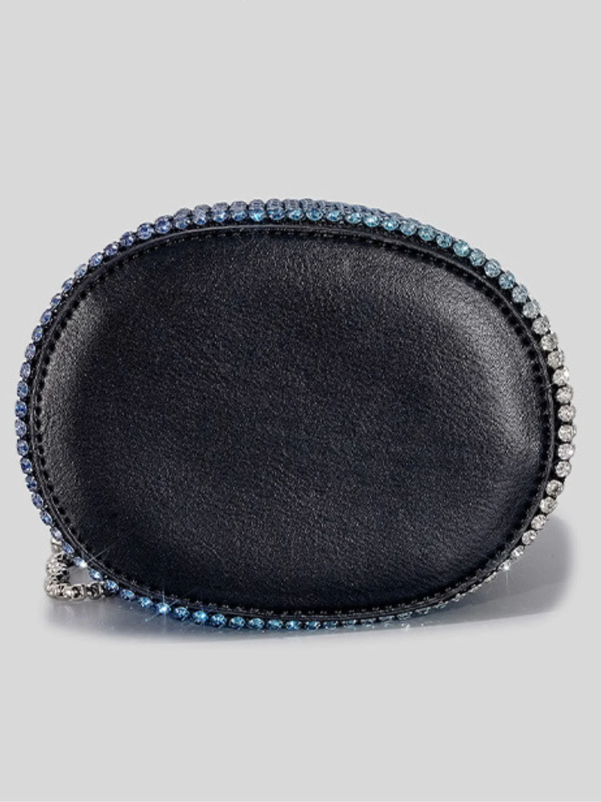 Frederica Rhinestone Bucket Bag In Blue - Image 4