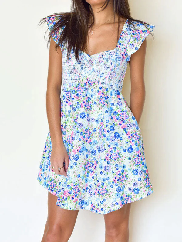 Frill pleated dress - Image 2