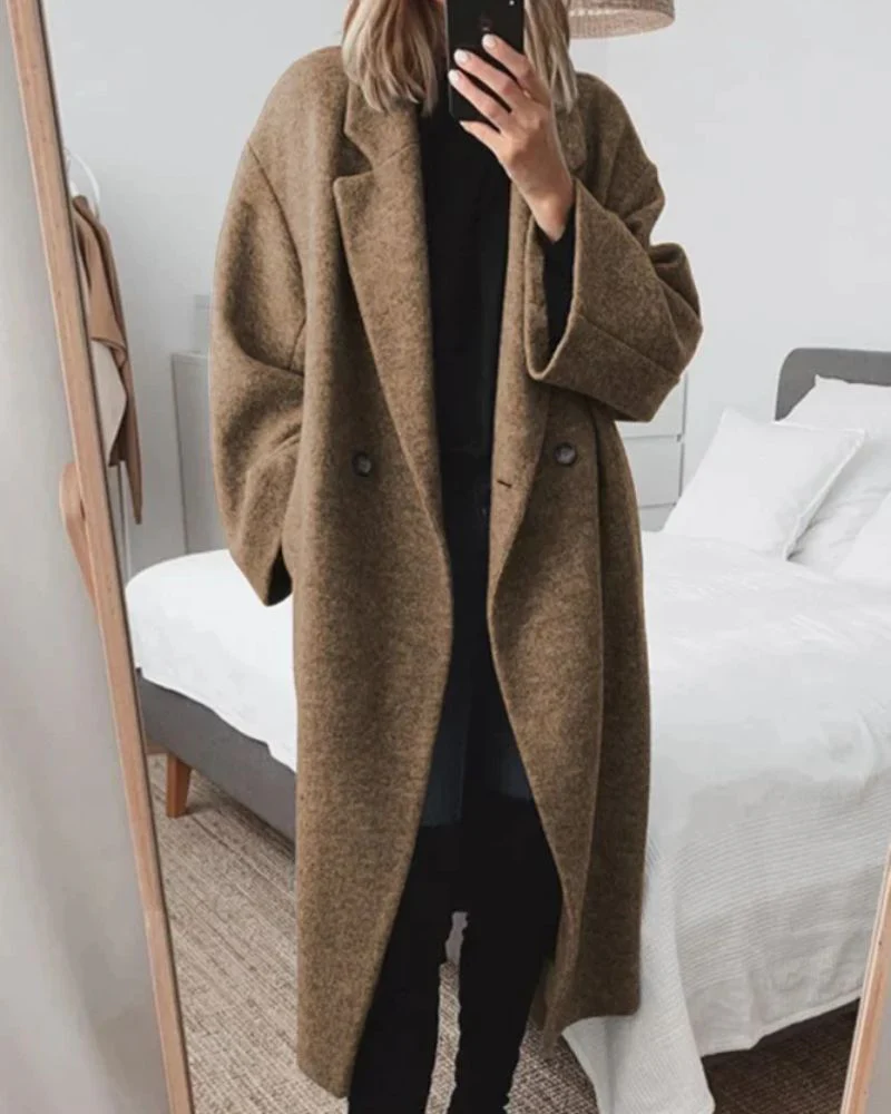 GABRIELA - Cozy long coat - Image 2
