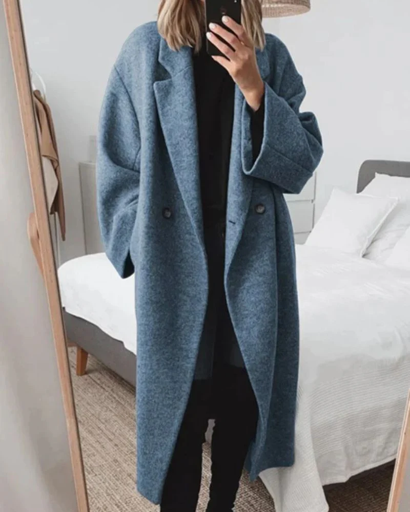 GABRIELA - Cozy long coat - Image 3