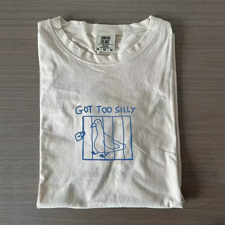 Got Too Silly Crew Neck T-shirts - Image 2