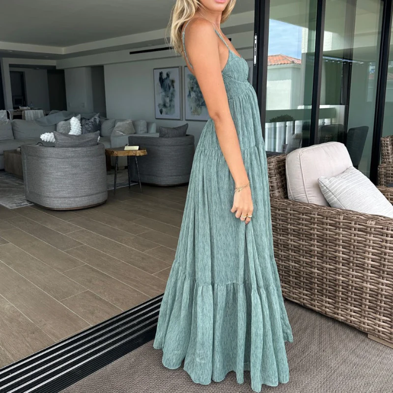 Green Garden Maxi Dress - Image 3