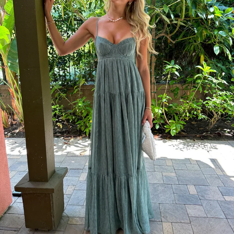 Green Garden Maxi Dress - Image 6