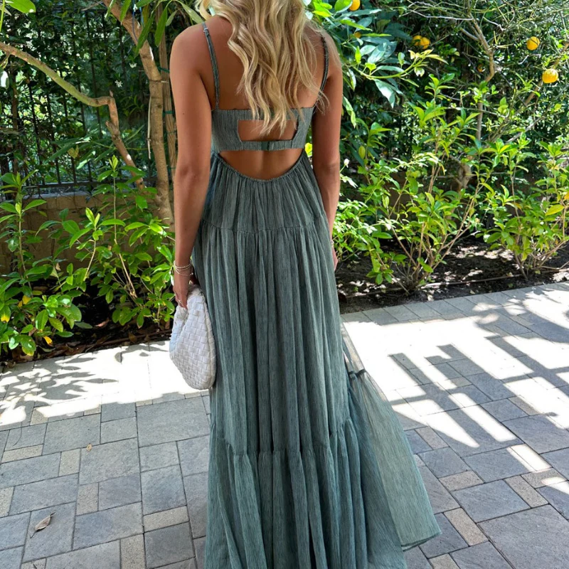 Green Garden Maxi Dress - Image 8