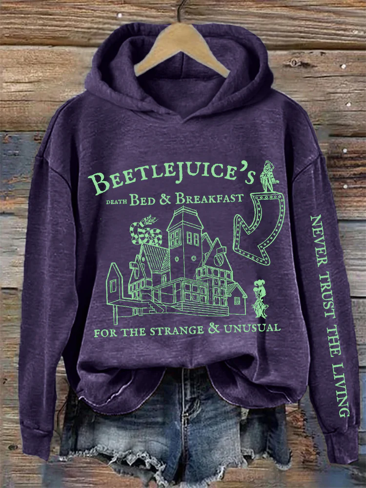 Halloween Horror Movie Inspired Comfy Hoodie - Image 3