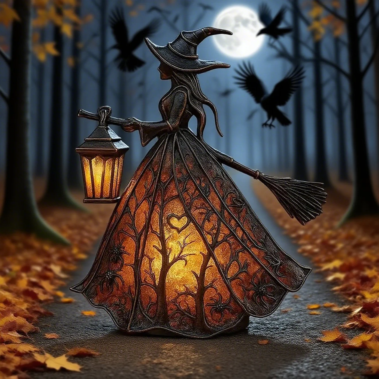 Halloween Witch Lamp - Image 3