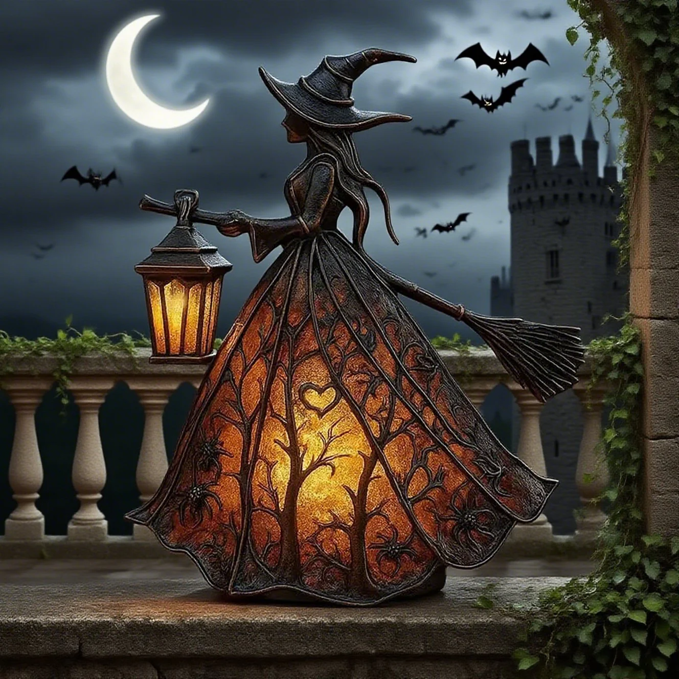 Halloween Witch Lamp - Image 5