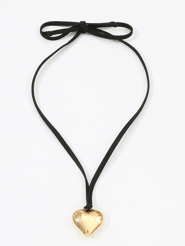 Heart Shape Hollow Necklaces Accessories - Image 4