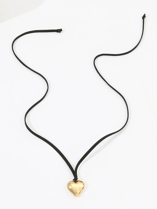 Heart Shape Hollow Necklaces Accessories - Image 5