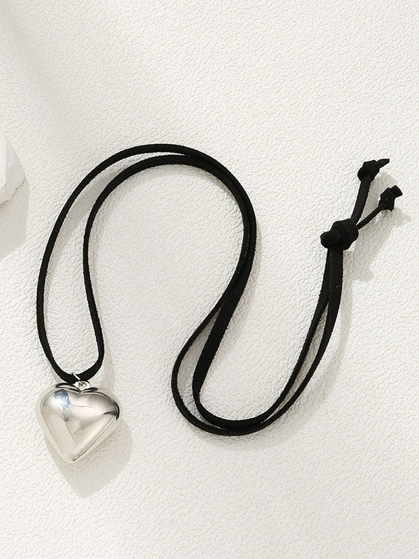 Heart Shape Hollow Necklaces Accessories - Image 7