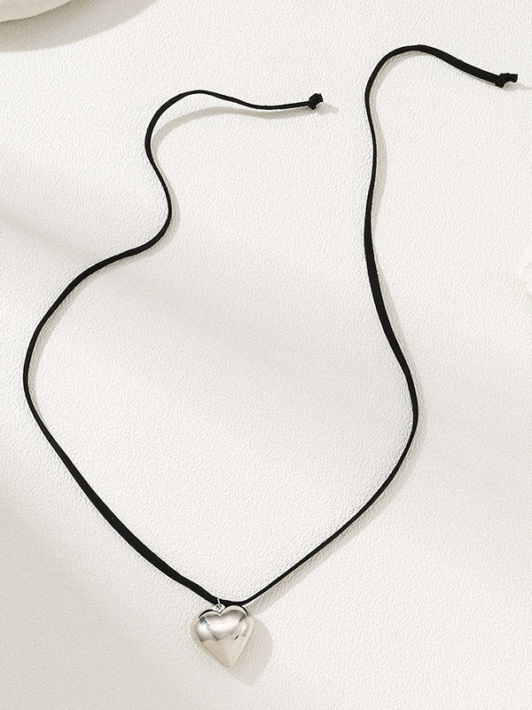 Heart Shape Hollow Necklaces Accessories - Image 9