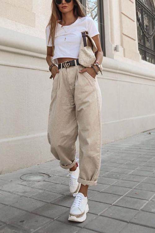 High Waist Denim Bloomers - Image 24