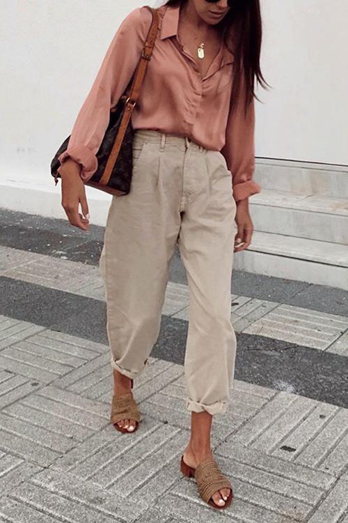 High Waist Denim Bloomers - Image 9