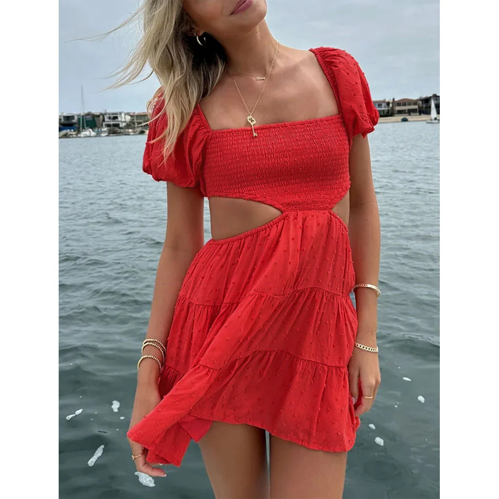 Holiday Plain Breakfast Mini Dress - Image 2
