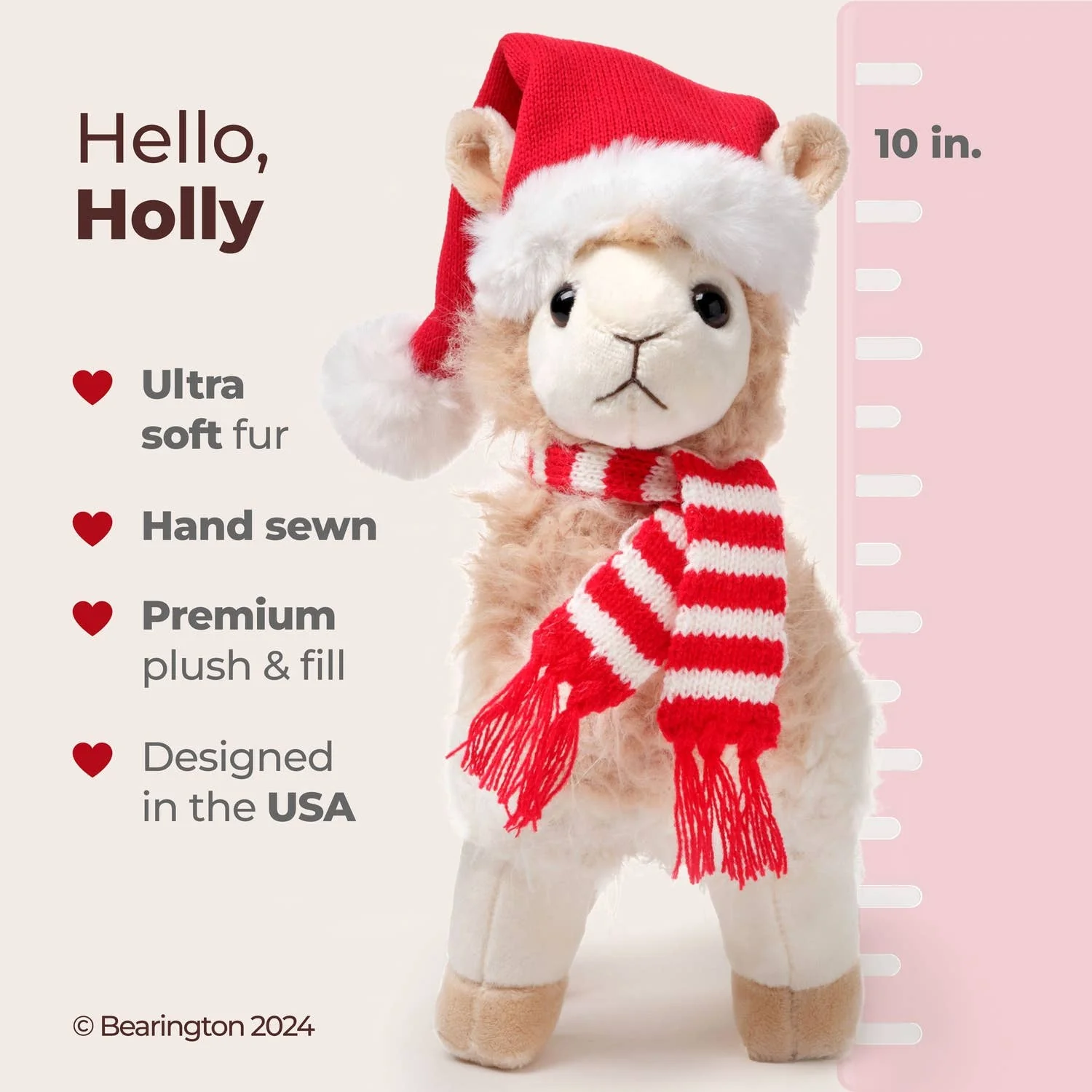 Holly The Holiday Llama Plush - Image 2