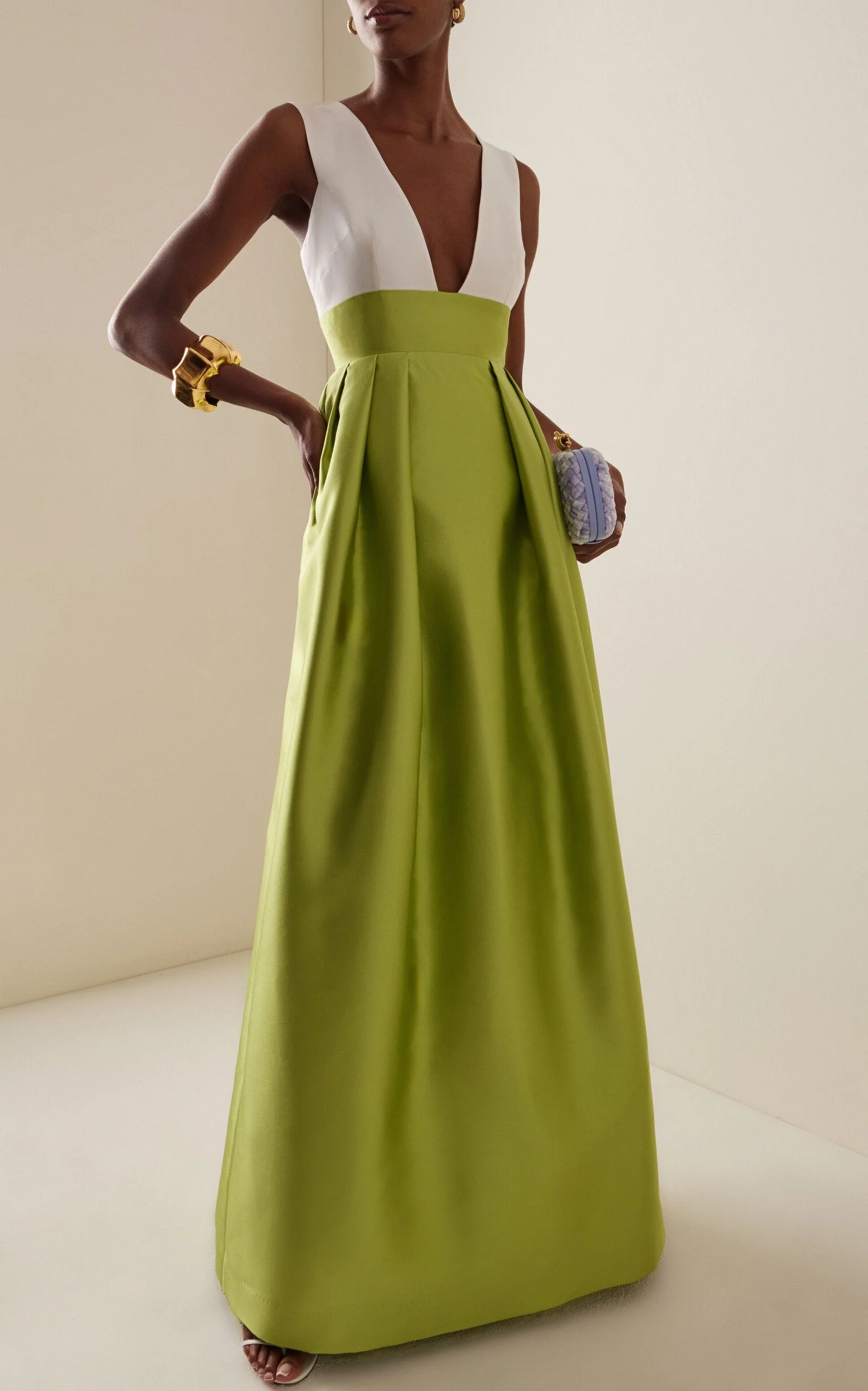 Ilkool Faille Gown