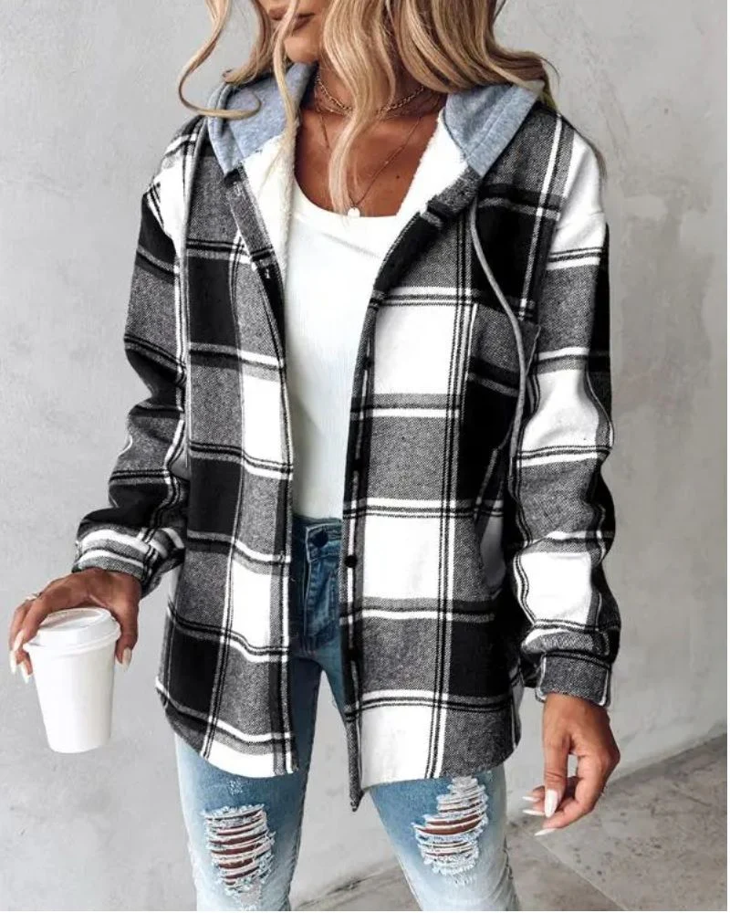 IMIRA - Soft Flannel Printed Jacket - Image 4