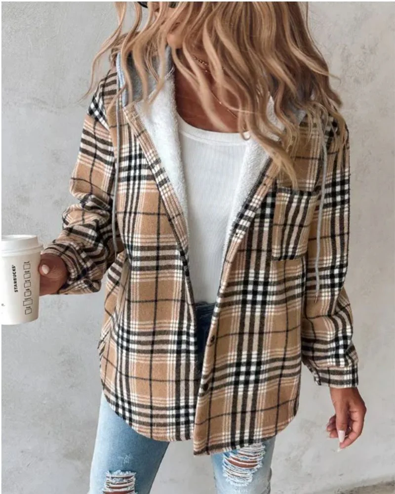 IMIRA - Soft Flannel Printed Jacket - Image 6