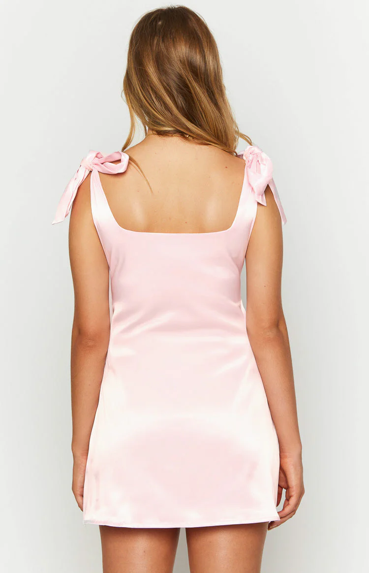 Jaycee Baby Pink Mini Dress - Image 5