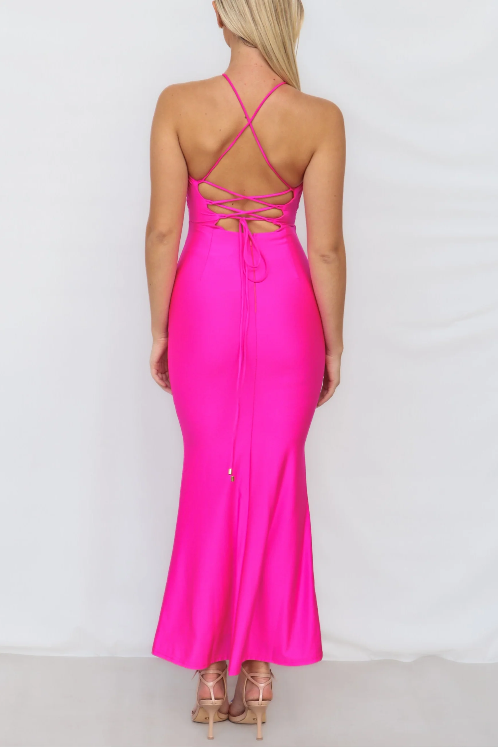Joan Maxi Dress - Fuchsia - Image 6